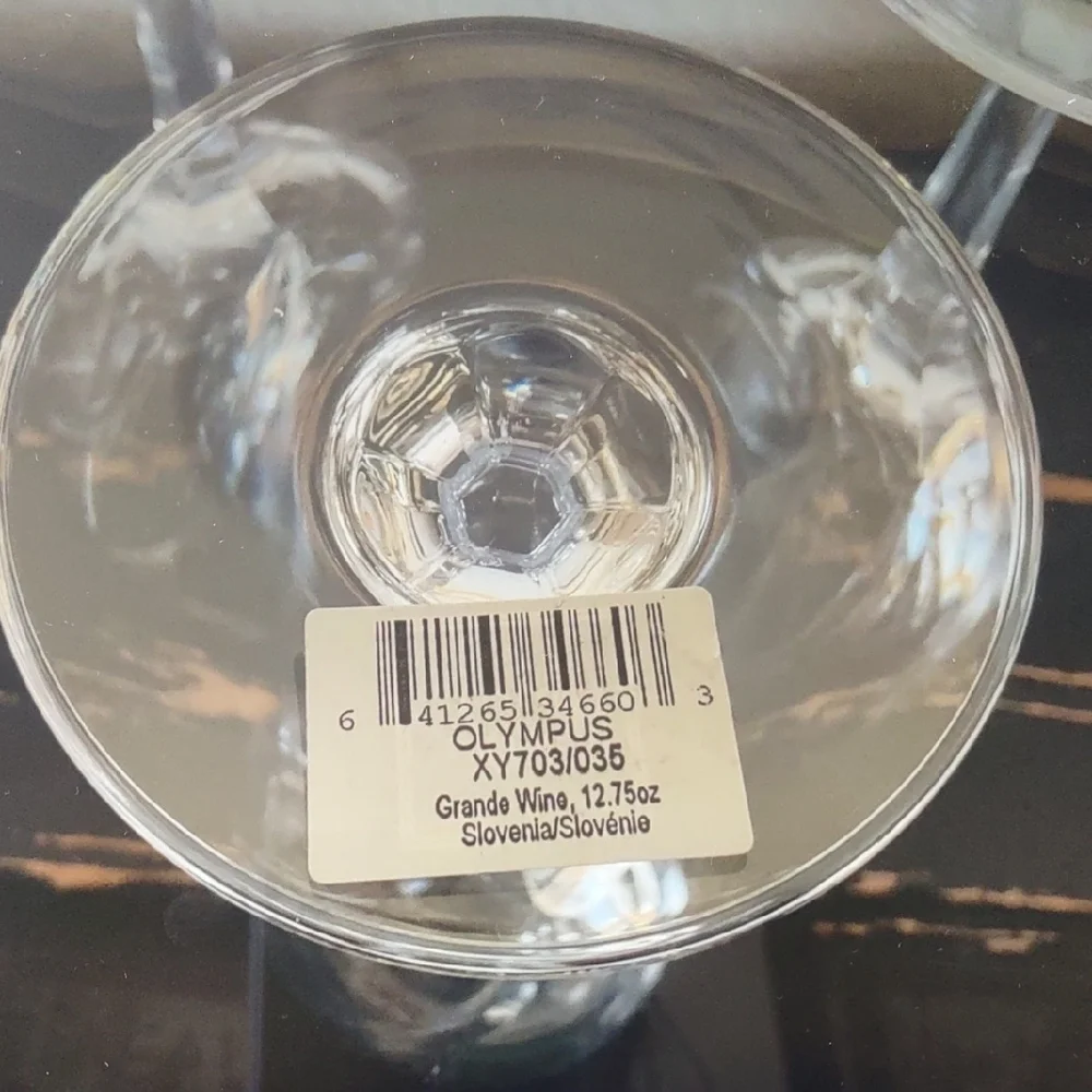(New) Mikasa Clear Olympus Grande Swirl Design Crystal Wine Glass Set of 3 - Picture 2 of 5